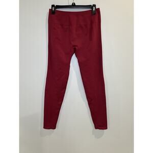 Aurola Power Leggings For Women Size Small Red Scrunched Back‎